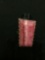 Rectangular Step Faceted Large 30x24mm Rhodochrosite Center Filigree Decorated Shank Sterling Silver