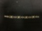 Signed Designer Grooved Oval Link Design 9mm Wide 7in Long 14Kt Gold & Sterling Silver Bracelet