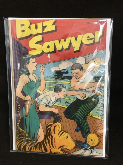 Buz Sawyer #1 Vintage Comic Book - ATTIC FIND!