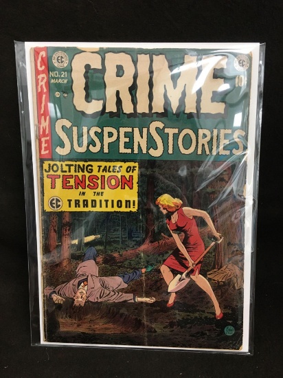 Crime SuspensStories #21 Vintage Comic Book - ATTIC FIND!