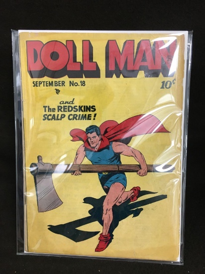 Doll Man #18 Vintage Comic Book - ATTIC FIND!