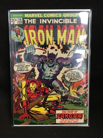 Invincible Iron Man #56 Vintage Comic Book - ATTIC FIND!