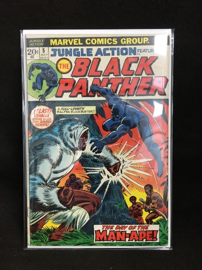 Jungle Action #5 Featuring Black Panther Vintage Comic Book - ATTIC FIND!