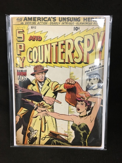 Spy and Counterspy #2 Vintage Comic Book - ATTIC FIND!
