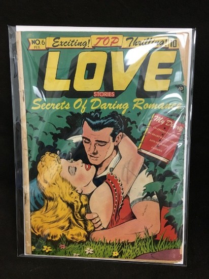 Love Stories #6 Vintage Comic Book - ATTIC FIND!