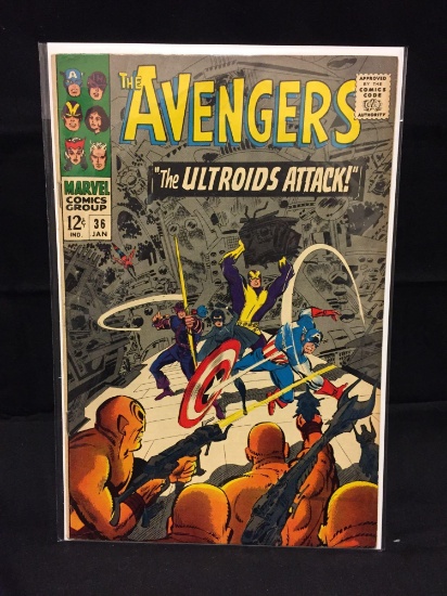 The Avengers #36 Comic Book from Estate Collection