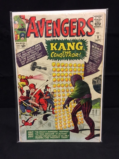 The Avengers #8 Comic Book from Estate Collection