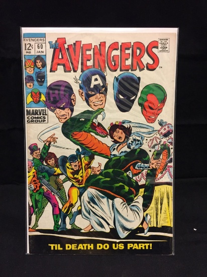 The Avengers #60 Comic Book from Estate Collection