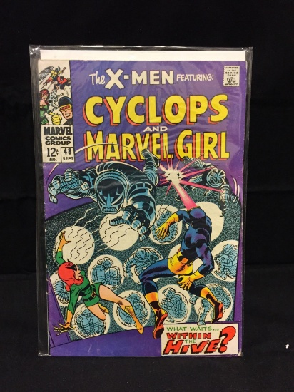 The X-Men Featuring Cyclops and Marvel Girl Comic Book from Estate Collection