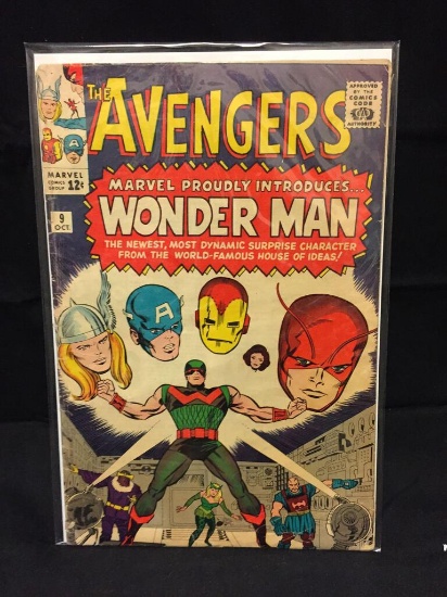 The Avengers #9 Comic Book from Estate Collection