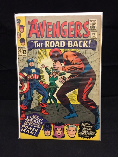 The Avengers #22 Comic Book from Estate Collection