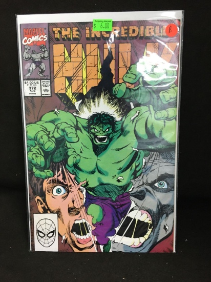 The Incredible Hulk #372 Vintage Comic Book from Amazing Collection B