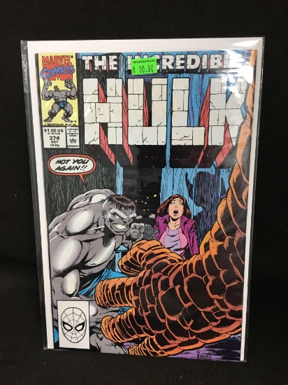 The Incredible Hulk #374 Vintage Comic Book from Amazing Collection A