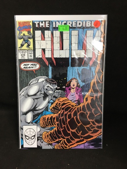 The Incredible Hulk #374 Vintage Comic Book from Amazing Collection B