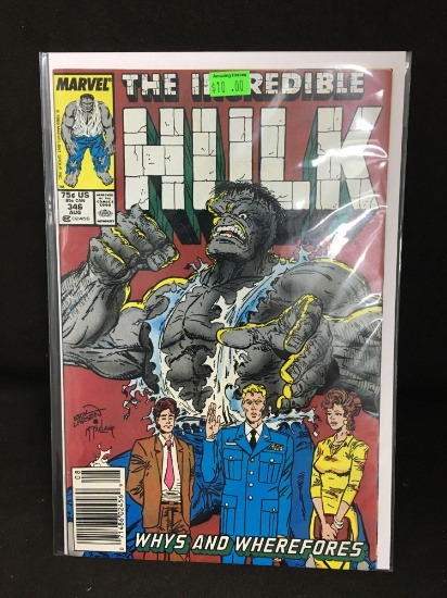 The Incredible Hulk #346 Vintage Comic Book from Amazing Collection A