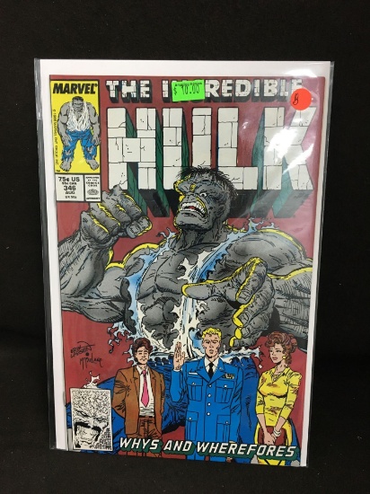 The Incredible Hulk #346 Vintage Comic Book from Amazing Collection B