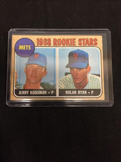 1968 Topps #177 Nolan Ryan Mets Rookie Baseball Card from Collection