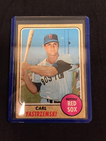 1968 Topps #250 Carl Yastrzemski Red Sox Vintage Baseball Card