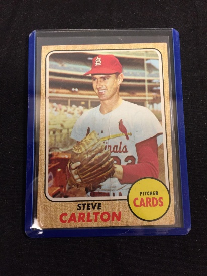 1968 Topps #408 Steve Carlton Cardinals Vintage Baseball Card