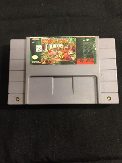 SNES Super Nintendo Donkey Kong Video Game Cartridge from Collection