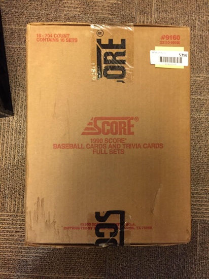 Factory Sealed 1990 Score Baseball Complete Set from Factory Sealed Case - TIMES THE MONEY