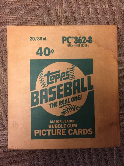 Factory Sealed 1987 Topps Baseball Wax Box from Sealed Case - TIMES THE MONEY