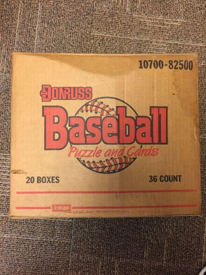 Factory Sealed 1988 Donruss Baseball Wax Box from Sealed Case - TIMES THE MONEY