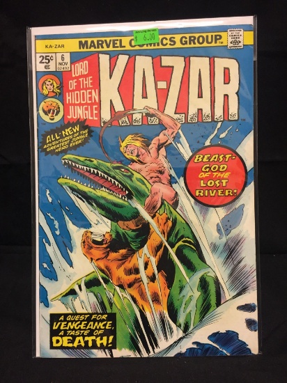 KA-ZAR #6 Vintage Comic Book from Amazing Collection