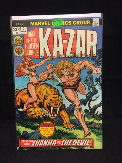 KA-ZAR #2 Vintage Comic Book from Amazing Collection