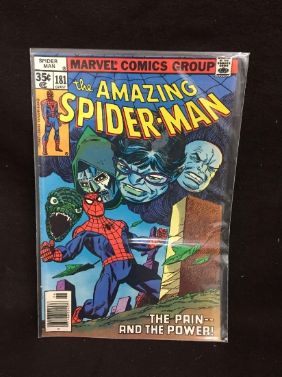 The Amazing Spiderman 181 Marvel Vintage Comic Book from Collection