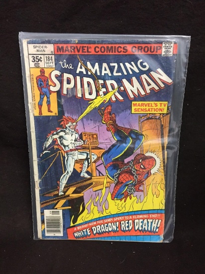 The Amazing Spiderman 184 Marvel Vintage Comic Book from Collection