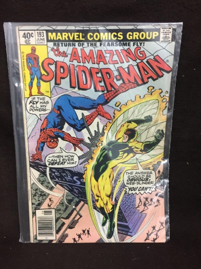 The Amazing Spiderman 193 Marvel Vintage Comic Book from Collection