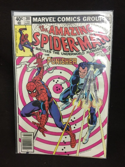 The Amazing Spiderman 201 Marvel Vintage Comic Book from Collection