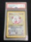 PSA Graded NM-MT 8 Pokemon Chansey Base Set 1st Edition Shadowless Holofoil Card 3/102