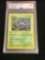 PSA Graded Mint 9 Pokemon Tangela Base Set 1st Edition Shadowless Card 66/102