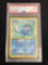 PSA Graded Mint 9 Pokemon Poliwag Base Set 1st Edition Shadowless Card 59/102