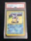 PSA Graded NM-MT 8 Pokemon Wartortle Base Set 1st Edition Shadowless Card 42/102