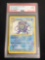 PSA Graded Mint 9 Pokemon Poliwhirl Base Set 1st Edition Shadowless Card 38/102