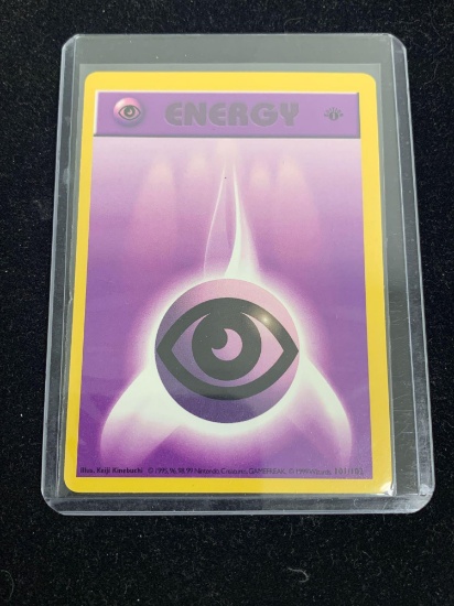 Pokemon Purple Energy Base Set 1st Edition Shadowless Card 101/102