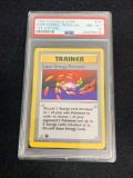 PSA Graded 8 NM-MT Pokemon Trainer Super Energy Removal Base Set 1st Edition Shadowless Card 79/102