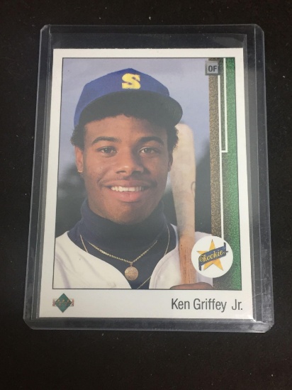 1989 Upper Deck #1 Ken Griffey Jr. Mariners Rookie Baseball Card from Collection