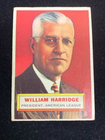 1956 Topps Vintage Baseball Card- #1 William Harridge