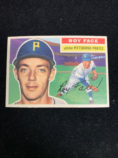 1956 Topps Vintage Baseball Card- #13 Roy Face