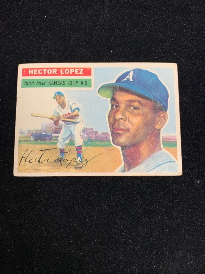 1956 Topps Vintage Baseball Card- #16 Hector Lopez