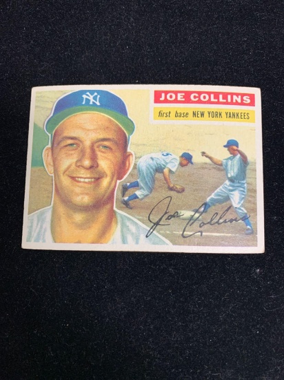 1956 Topps Vintage Baseball Card- #21 Joe Collins