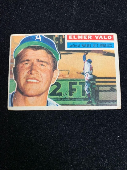 1956 Topps Vintage Baseball Card- #3 Elmer Valo