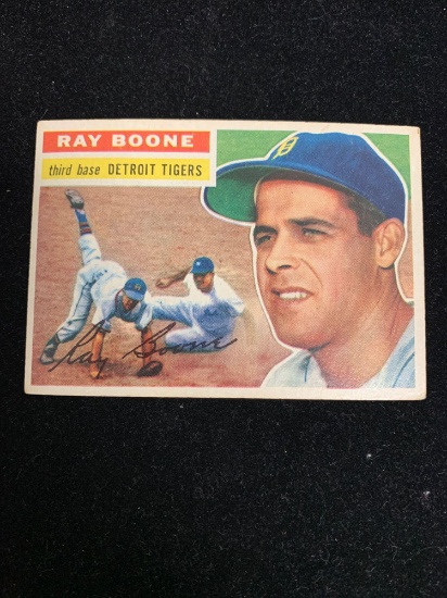 1956 Topps Vintage Baseball Card- # 6 Ray Boone