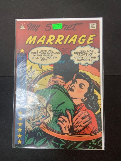 My Secret Marriage #9 Comic Book from Amazing Collection B