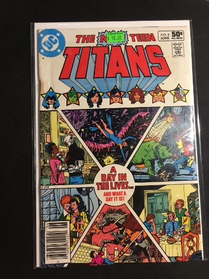 The New Teen Titans #8 Comic Book from Amazing Collection