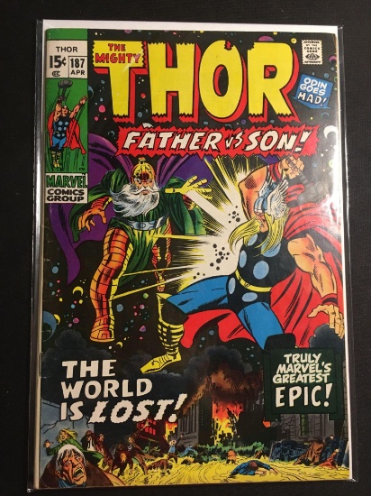 The Mighty Thor #187 Comic Book from Amazing Collection